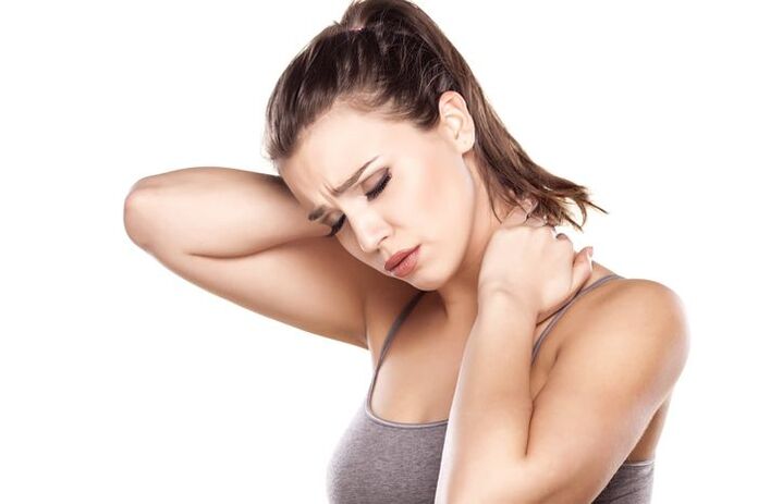 Dolore e rigidità al collo - sintomi di osteocondrosi cervicale